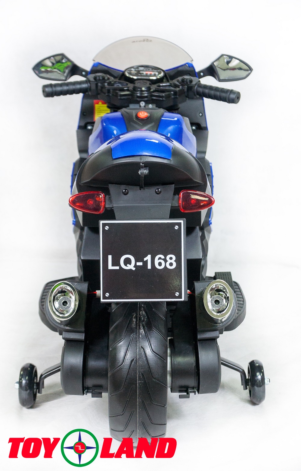 Электромотоцикл ToyLand Moto Sport LQ168 синего цвета  